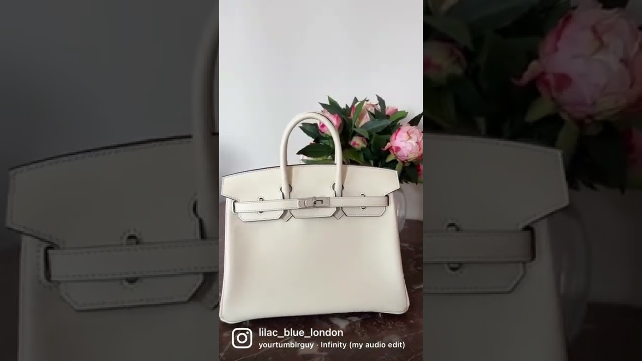 Hermès Birkin 25 Nata Clemence GHW (OOXXZ) 144010024782 PS/DU