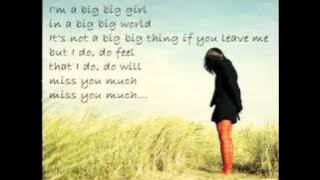 Emilia - Big Big World with Lyrics _ wunderschön