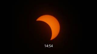 Partial Solar Eclipse from Mississauga, Ontario, Canada