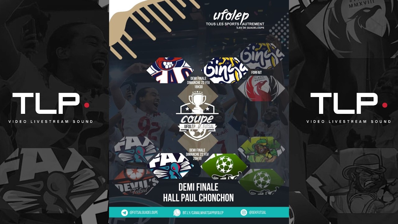 DEMI-FINALE UFOLEP FUTSAL CUP FAC vs GINGA Dimanche 22 Février 2026
