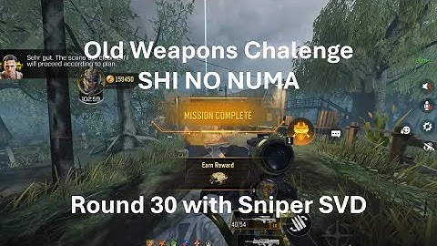 R30 with Sniper SVD 52m14s 🤩Solo S&R - Exfil Old Zombie Weapons Challenge in SHI NO NUMA🤩