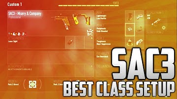 Best Class Setup - SAC3!!! Dual Weild SMG