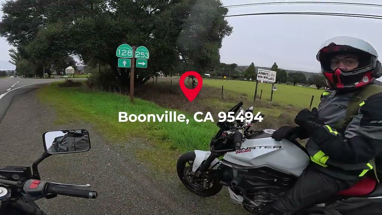 '90 Honda CB-1: Ukiah-Boonville Rd