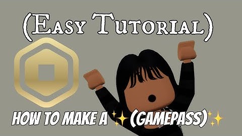 HOW TO MAKE A GAMEPASS ON ROBLOX (EASY TUTORIAL!🍪) 2023