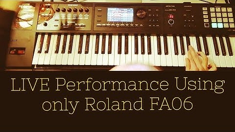 Roland FA 06 Live looping