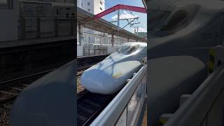JR 西日本 山陽 新幹線 岡山 駅 N700 系 8両 さくら 新大阪 行き 入線