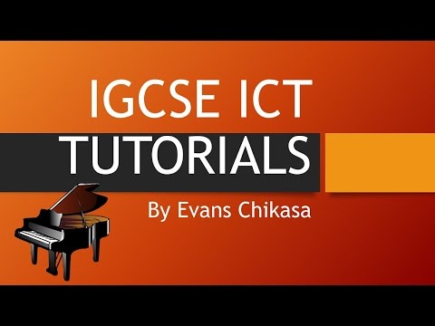 Igcse Ict 2014 October November Data Analysis Section Excel