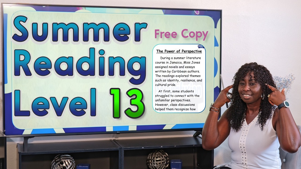 Summer Reading Time Level 13 | Read With the Teacher | Read By