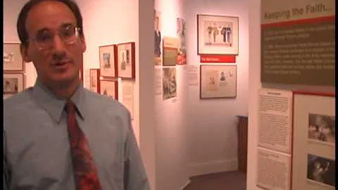 Dr. Sandor Cohen at the Jewish War Veterans Museum, Washington DC 19??