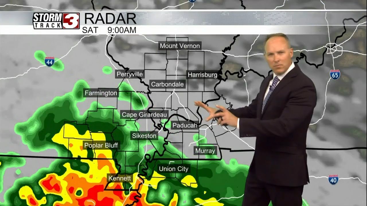 Tracking showers across the weekend - YouTube