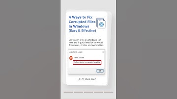 Fix Corrupted Files on Windows 11 in 60 Seconds! 🔧🖥️ #Windows11 #filerecovery #dataprotection