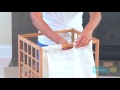 Honey-Can-Do HMP-03770 Knockdown Bamboo Hamper Instruction Video