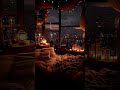 POV: You’re in a Warm Room While It Snows Outside❄️ #cozyambience #cat #shorts #relax #sleepambience