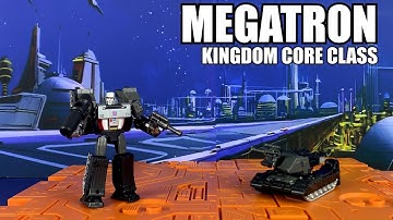 Transformers War for Cybertron Trilogy KINGDOM Core Class MEGATRON Unboxing and Review