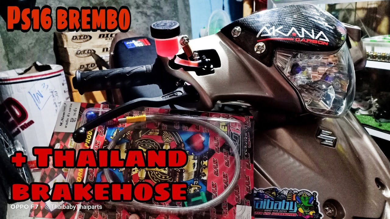 Installing Thailand brakehose and Ps16 brembo brakemaster Project