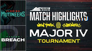 @MiamiHeretics  vs @BOSBreach   | Major IV Highlights  | Day 1