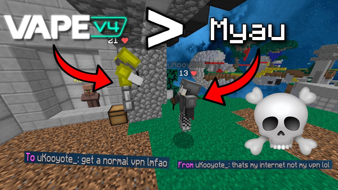 Vape V4 Is Too OP for Hypixel