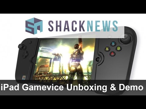 Wikipad iPad Gamevice Unboxing &amp; Demo