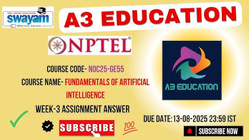 NPTEL Fundamentals of Artificial Intelligence Week 3 Assignment Answers | IIT Guwahati