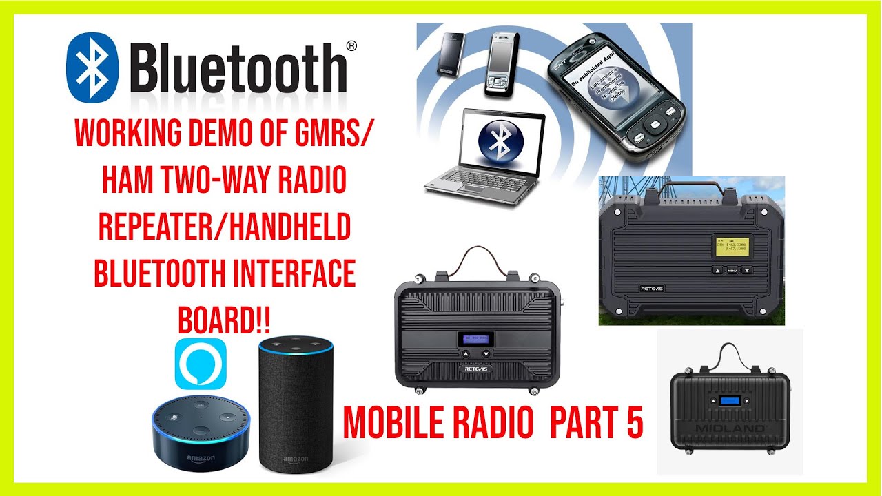Boardnet Radios 🔺 PT 5 Working prototype GMRS/Ham universal Bluetooth two way radio ...