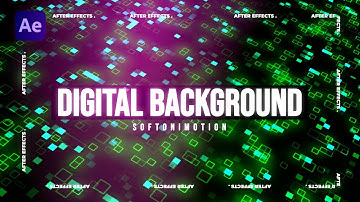 Digital Background Animation in After Effects - After Effects Tutorial