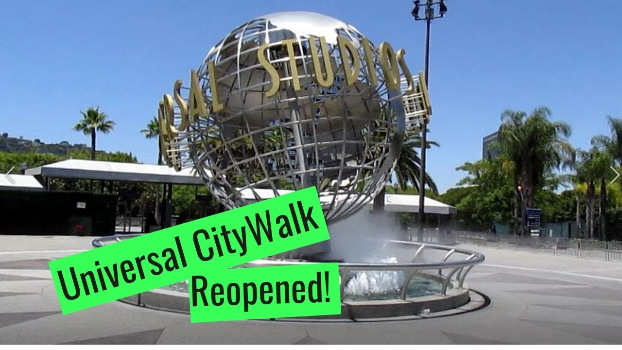 Universal CityWalk Hollywood, CA Reopened! - YouTube