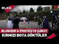 ABD Dışişleri Bakanı Blınken&#39;a &#39;Kırmızı&#39; Protesto