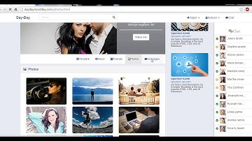 Day Day bootstrap social network template