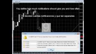 CrossTrendLineNotifier Demo tutorial