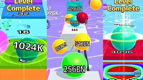 Ball Run 2048 vs Ball Run 2048 Infinity Mode vs Ball Run Infinity | MAX LEVEL⚡High Score Gameplay