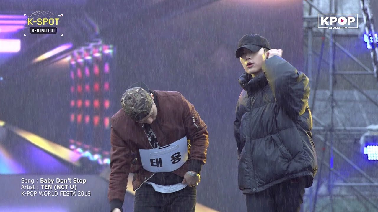 《NCT U》 TEN - Baby Don't Stop (Rehearsal @ K-POP World Festa 2018)