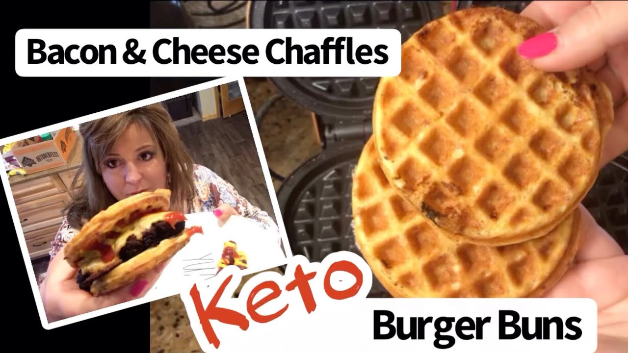 Burger Bun Chaffle - SeriousKeto