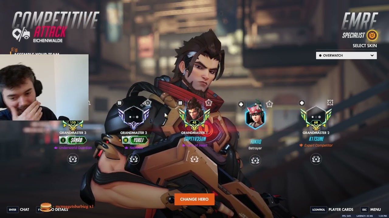 DAFRAN INSANE EMRE OVERWATCH GAMEPLAY