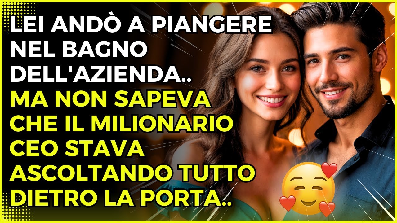 😢 LEI ANDÒ A PIANGERE NEL BAGNO DELL’AZIENDA… SENZA SAPERE CHE IL CEO ERA DENTRO
