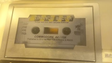 Commodore 64 showing Trance sector loading