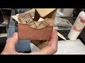 Creating with scraps; scrap belly band pockets.