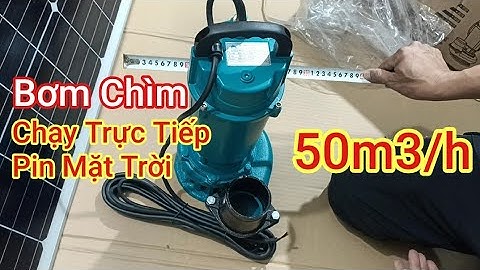 🇻🇳 Máy Bơm Chìm Chạy Trực Tiếp Tấm Pin Năng Lượng Mặt Trời - Shop Solar
