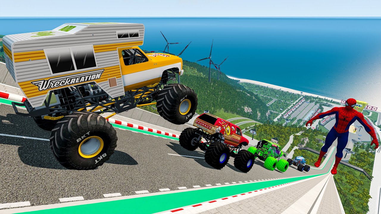 Epic High Speed Car Jumps & Crashes EP-56  | BMNG LAVA