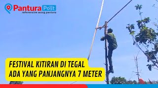 50 Lebih Kitiran Berbagai Ukuran Ramaikan Festival Barit dan Kitiran di Desa Carul Tegal