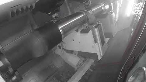 NILES-SIMMONS Außendrehen - Eisenbahnachse (External Turning - Railway Axle)