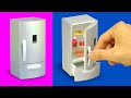 Diy mini fridge for a dollhouse with measurements