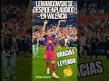 👏LEWANDOWSKI SE DESPIDE DEL BARÇA APLAUDIDO EN MESTALLA #laliga #fcbarcelona #shorts