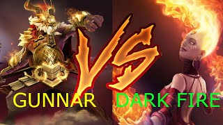 GUNNAR monkey king VS Dark Fire lina RANK INMORTAL EPIC BATTLE
