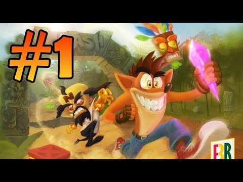 Видео: Прохождение Crash Bandicoot 3: Warped (XONE) #1 – Warp Room 1