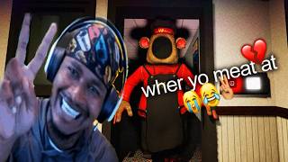 this roblox game WANTED MY MEAT💔🥀...