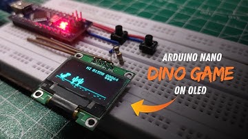 T-Rex game (Chrome Dino) with  Arduino Nano
