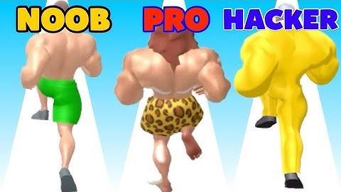 Muscle Rush (New Update) Level-38 Funny Gameplay (iOS/Android)