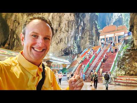 Inside the Batu Cave Temple in Kuala Lumpur