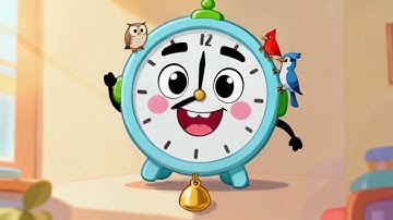 TIME Song for Kids! | AM vs PM, Day & Night | Catchy Tick-Tock Learning Video by EduBop