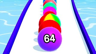 Ball running 2048 (1064m) in run cartoon video 3d /Max All walkthrough level  jddj83
